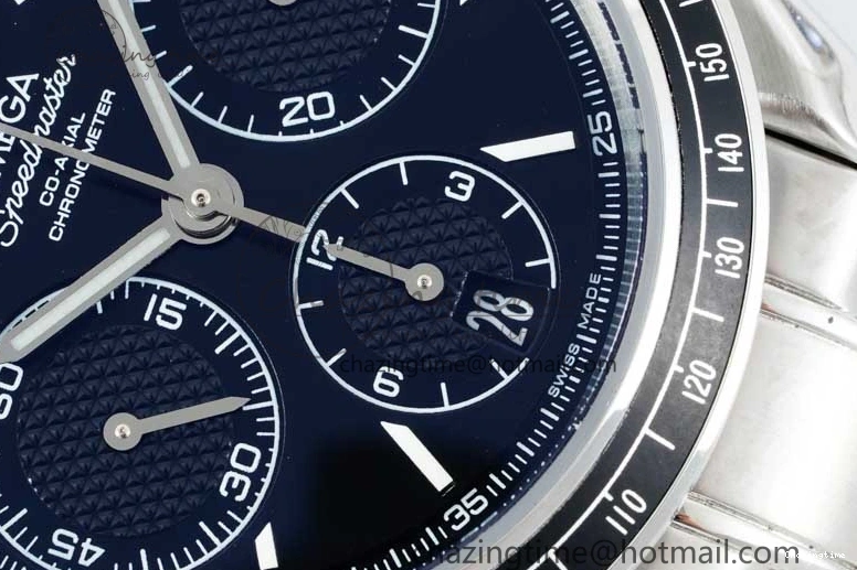 0217 Speedmaster Racing Master SS HKF Best Edition Black Dial on SS Bracelet A Versatile 7810